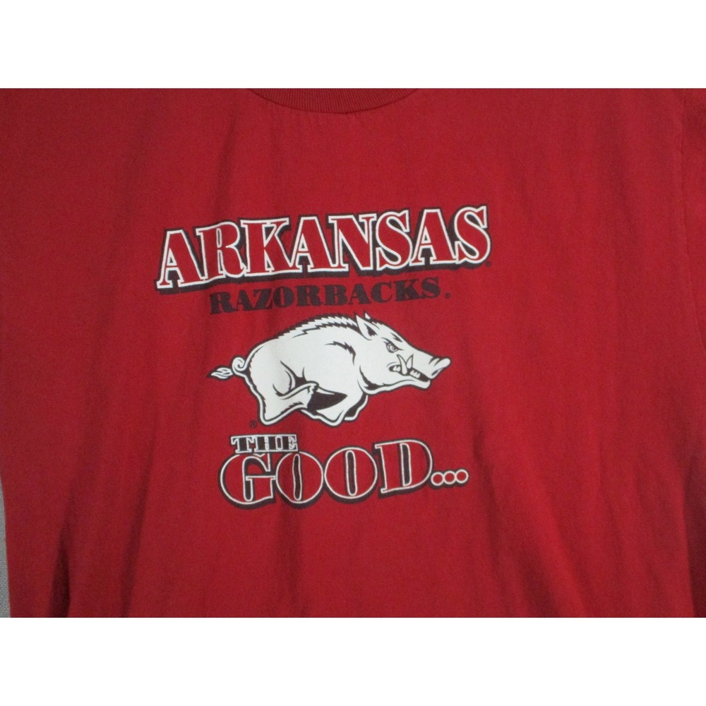 Fruit of the Loom Mens Red Short Sleeve‎ Crew Neck Cotton Blend T-Shirt Small